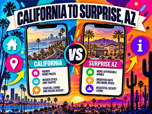 Moving to Surprise AZ from California: What to Actually Expect