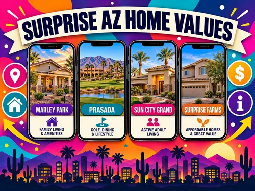 Surprise AZ Home Values by Neighborhood in 2026: The Real Numbers